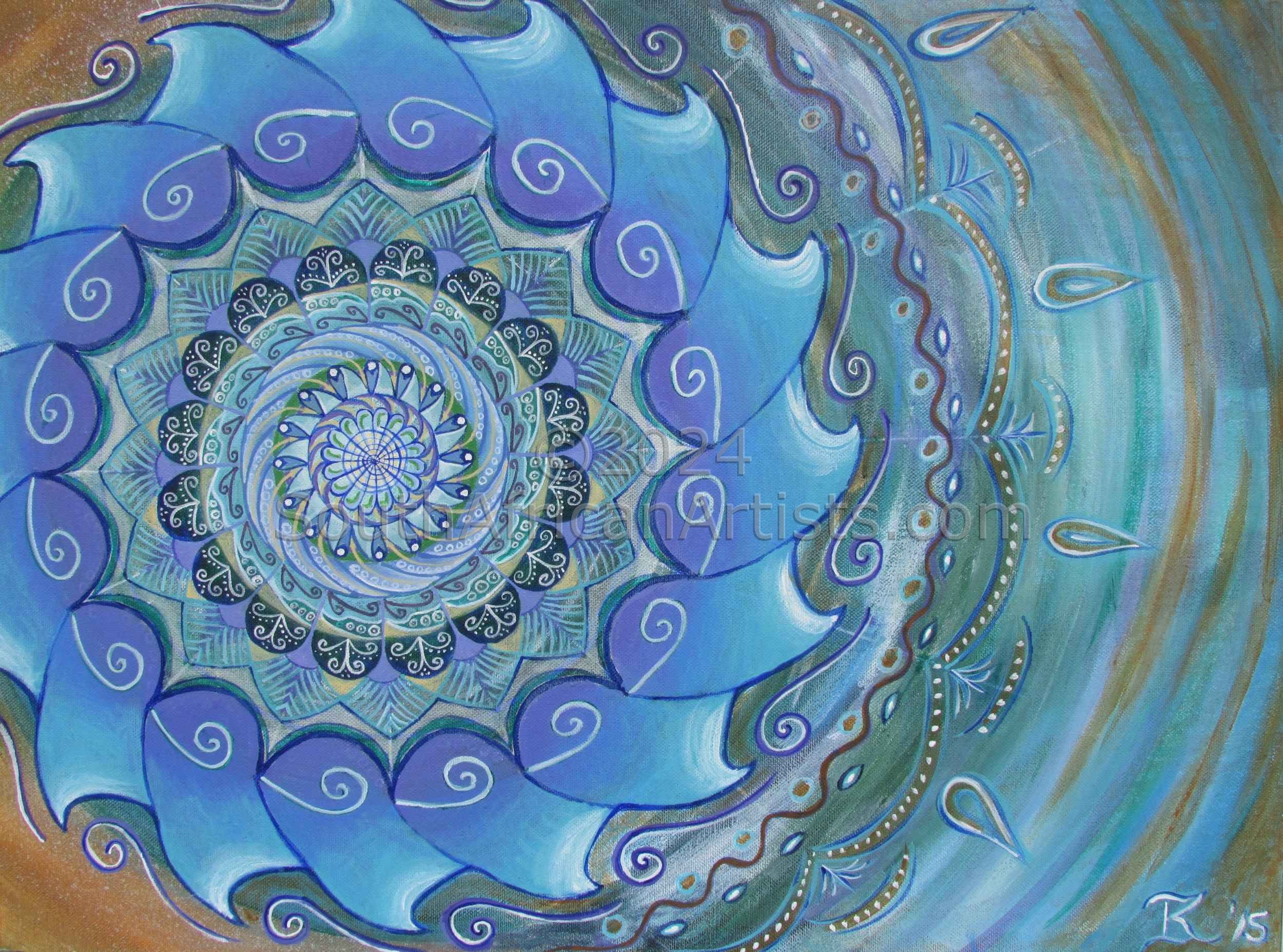 Water Elemental Mandala