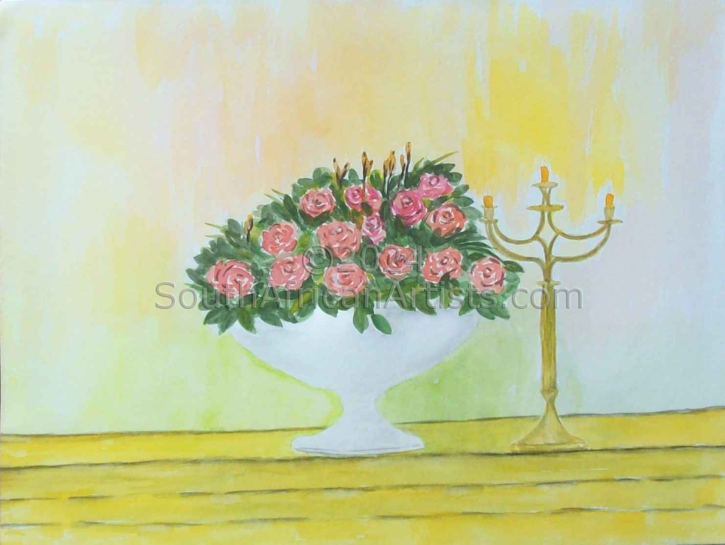 The Roses and Vase