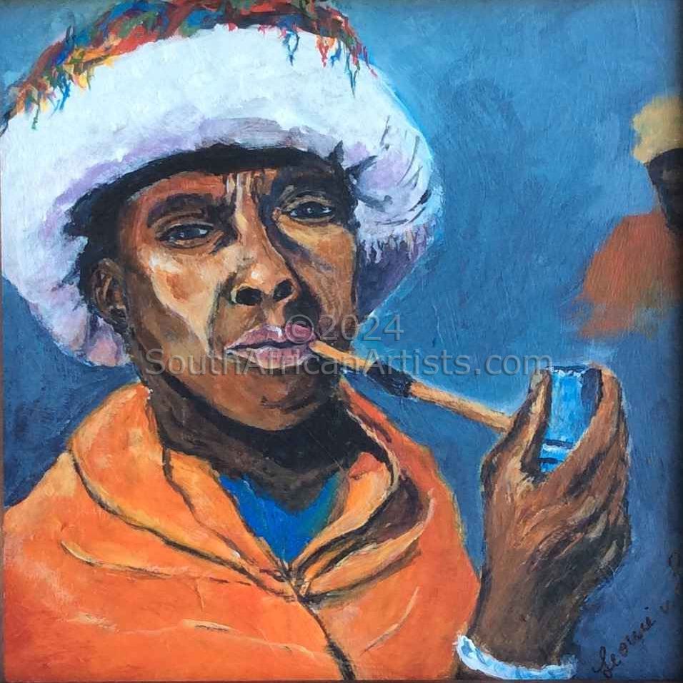 Xhosa Enjoying Smoking