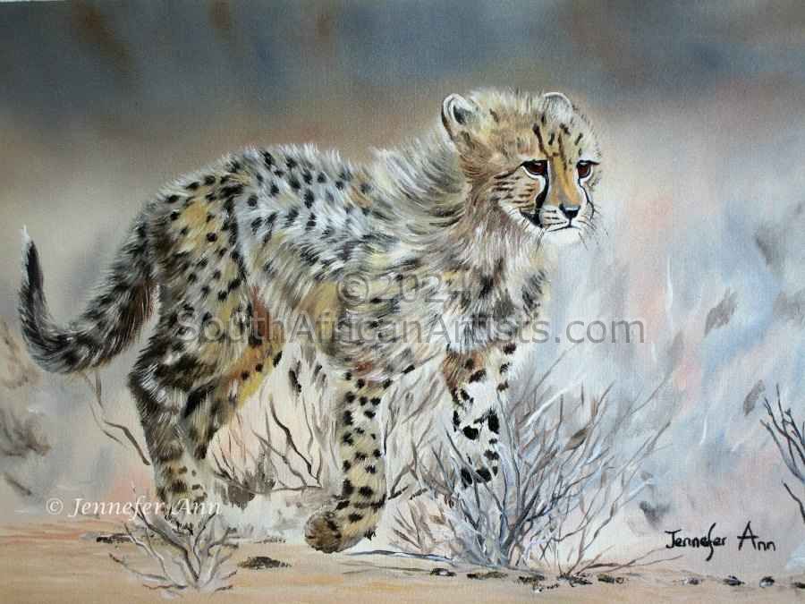 Cheetah Cub on a Mission