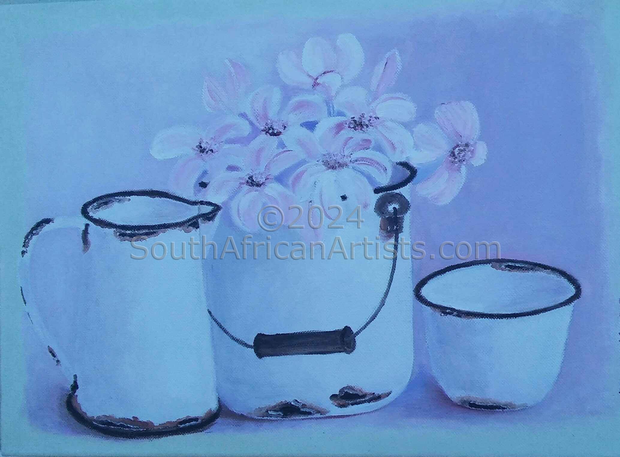 mixed enamel articles with flowers (2)