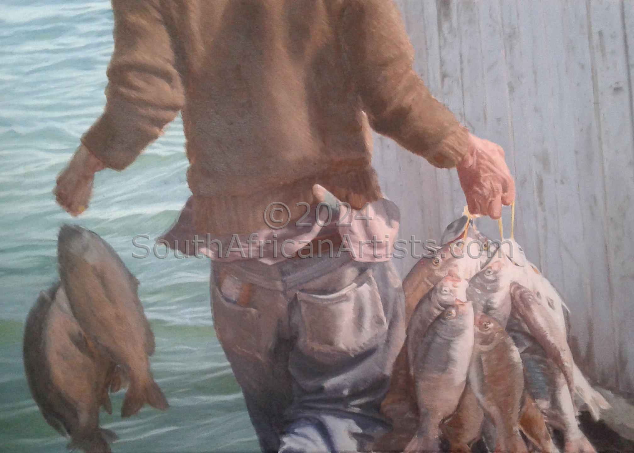 Fisherman with Catch