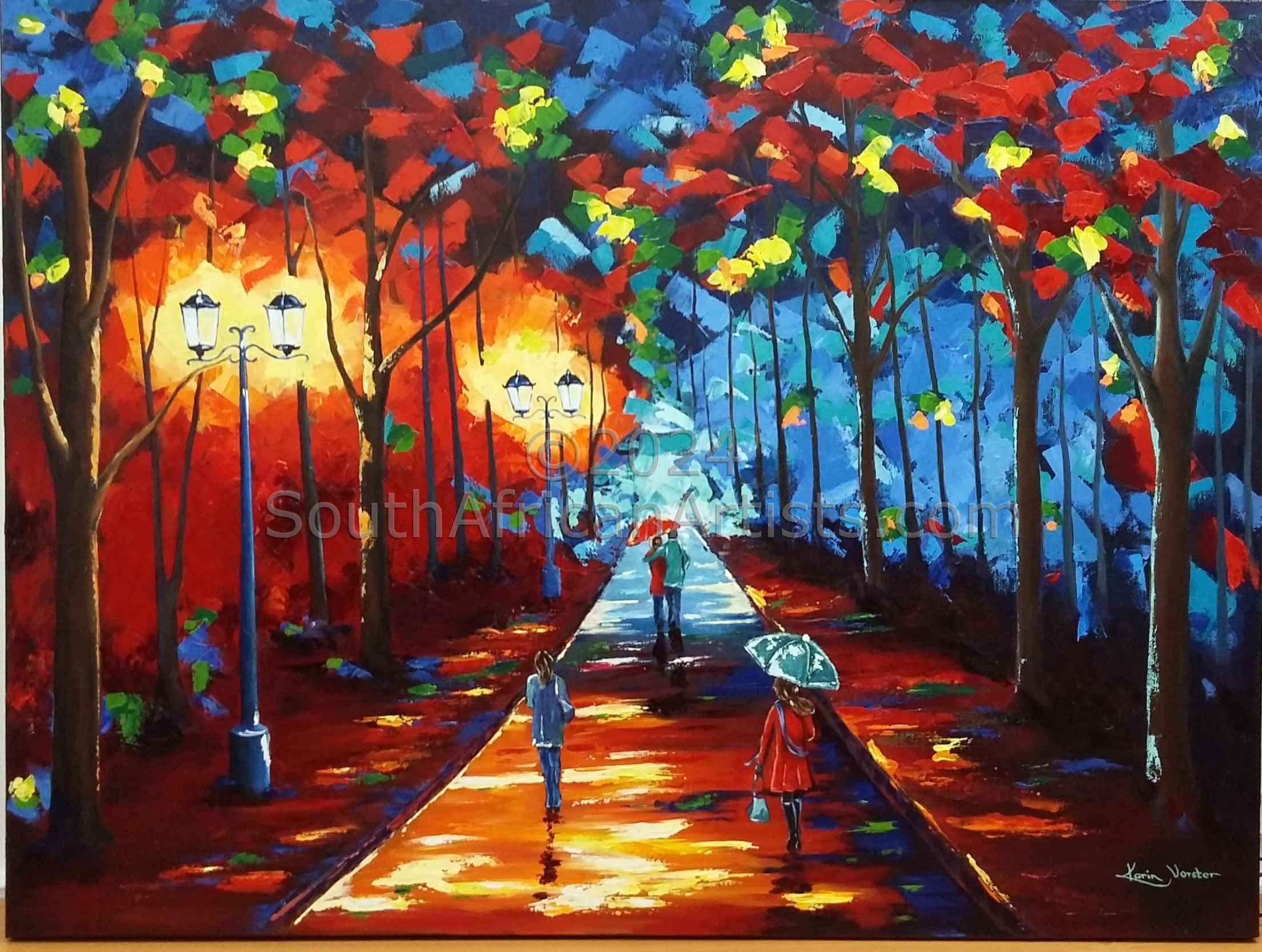 Stroll in the Park - Bright Colors