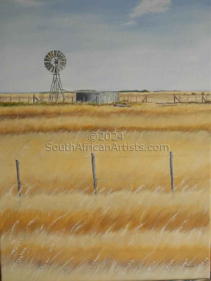 Windpomp wheatfield