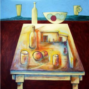 "Still Life with Stellenbosch Wine Farm Elements"