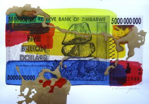 "Five Billion Dollar Note Seven Only in Africa"