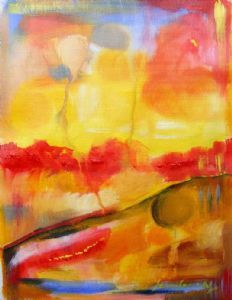 "The Warm Glow of a Tuscan Garden"