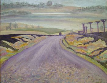 "Man on Bicycle"