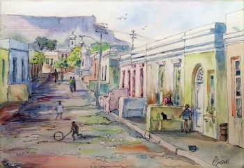 "Malay Quarter Street Scene"