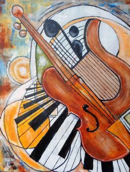"Violin and Harp"