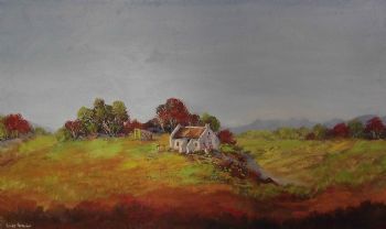 "Cottage with Ladder"