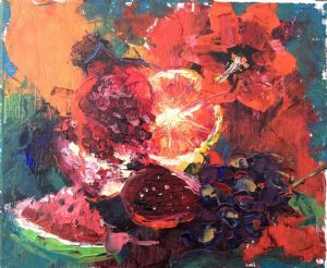 "Sense Red in Pomegranate"