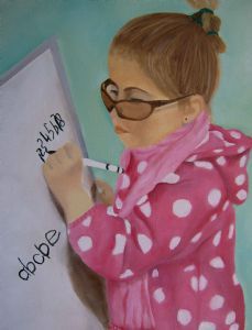"Girl Writing"