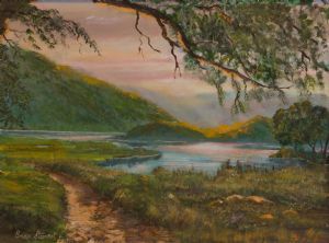 "Evening Tide Sedgefield Lagoon"