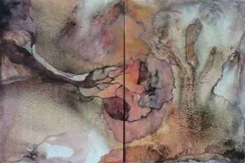 "Rock Pools (diptych)"