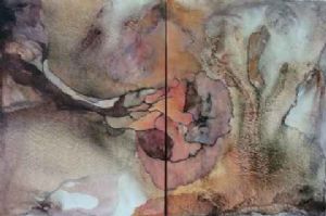 "Rock Pools (diptych)"