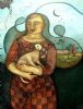 "Lady and Her Cat "