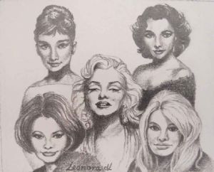 "Miniature- Female Film Legends"