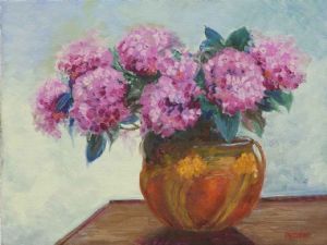 "Pink Hydrangeas"