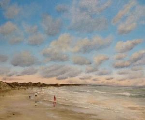 "Beach Walk Before Dinner"
