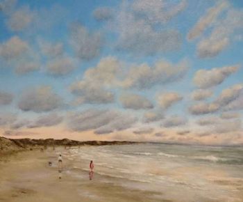"Beach Walk Before Dinner"