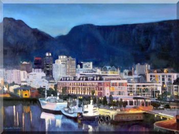 "V & A Waterfront at Night"