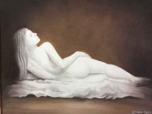 "Nude on Sheet"