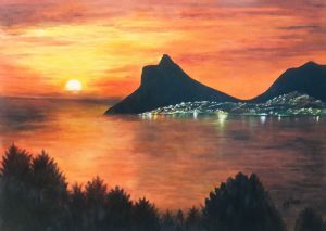 "Sunset at Hout Bay ORDERED"