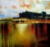 "Treescape with Buffalos"