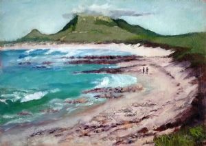 "Beach Towards Hangklip"