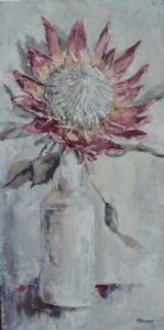 "Protea in Bottle"