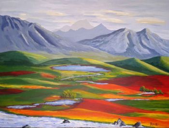 "Valley in Boland South Africa"