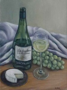"Still Life with Cheese and Wine"