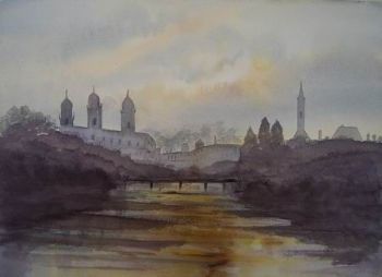 "Sunset on Passau"