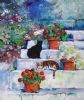 "Geraniums and Cats"