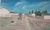 "Karoo Farm with Horse and Dog"