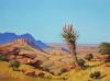 "Karoo Landscape with Solitary Aloe"