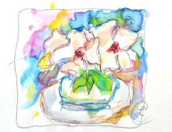 "Big White Flowers"