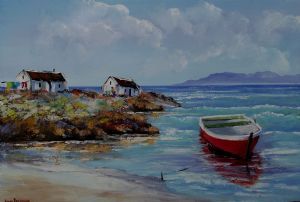 "Sea Cottages with Boat"