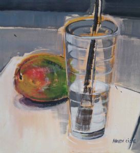 "Still Life with Mango"