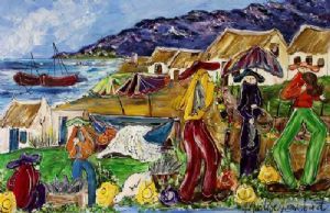 "Fishing by the Sea"