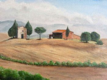 " Misty Tuscan Morning"