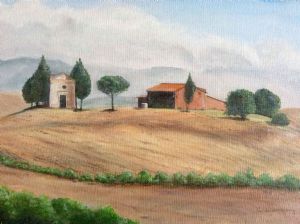 " Misty Tuscan Morning"