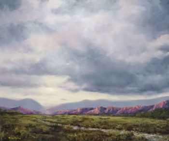 "Soft Glow on the Mountains"