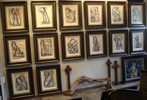 "The Way to the Cross. Collection of 14"