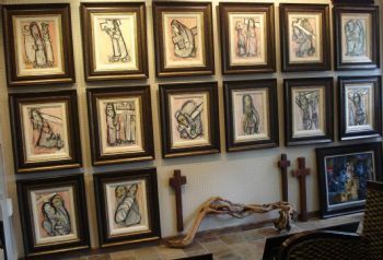 "The Way to the Cross. Collection of 14"