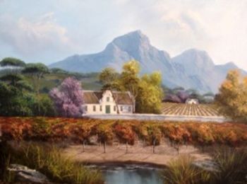 "Autumn in Franschhoek Valley"