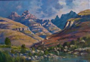 "Landscape with Mountains"