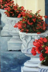 "Red Begonias"
