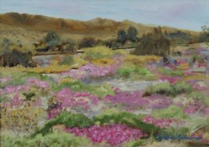 "Railway Line Through the Flowers"